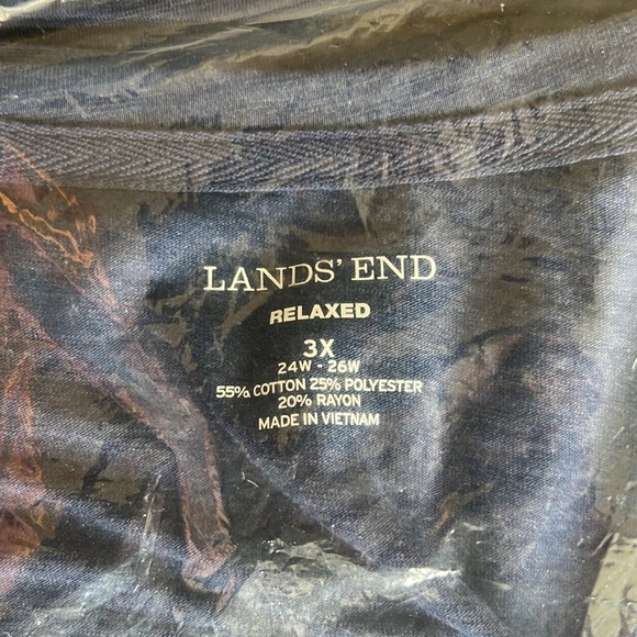 Land’s End Relaxed Tee 3X - Picture 2 of 4